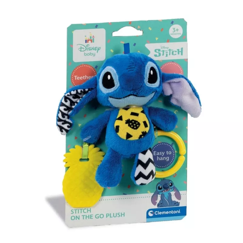 Clementoni Disney Baby Stitch minkštas barškutis
