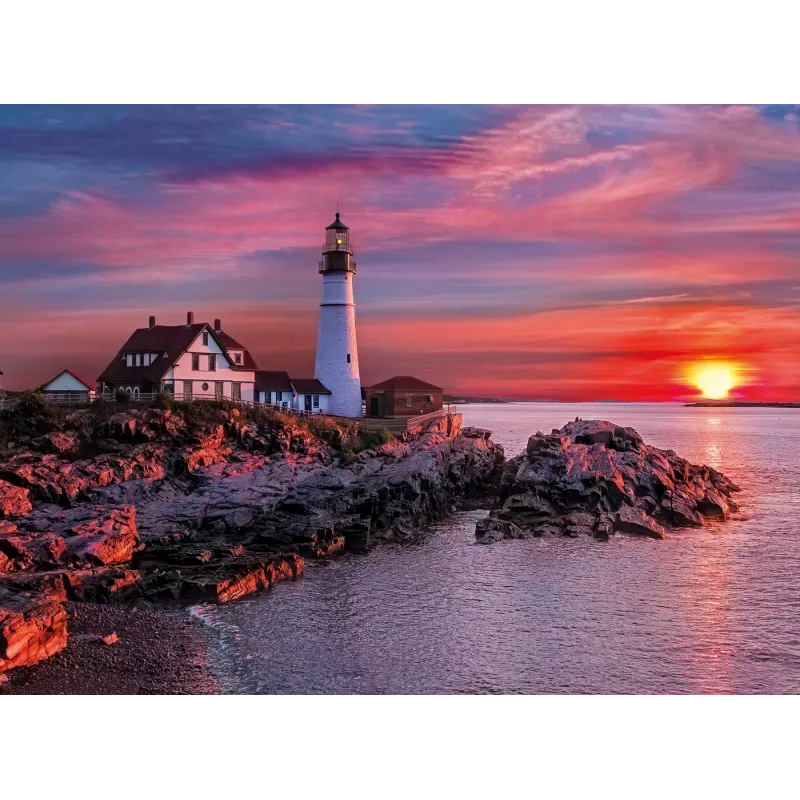 Clementoni Portland Head Light - 500 dalių - Aukštos kokybės kolekcija