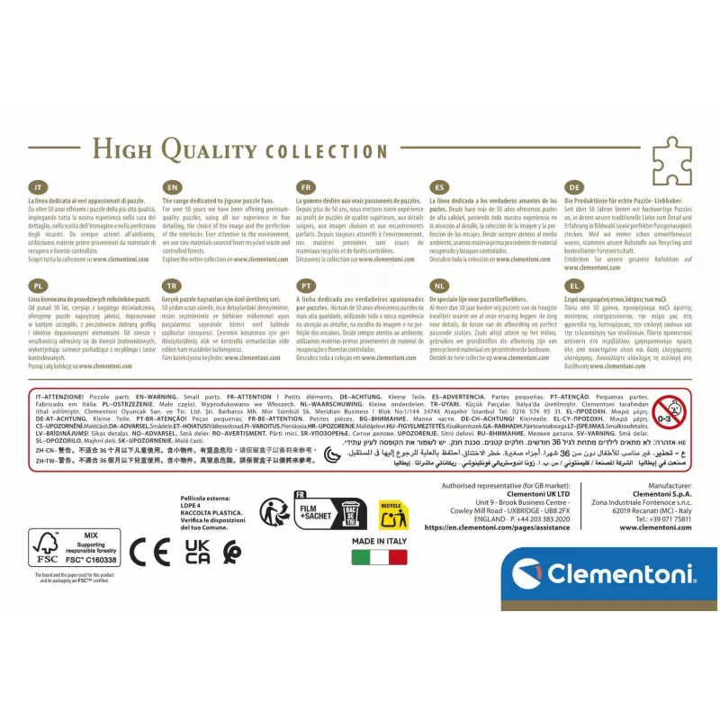 Clementoni 500 dalių dėlionė „Prie Senos“ HQC