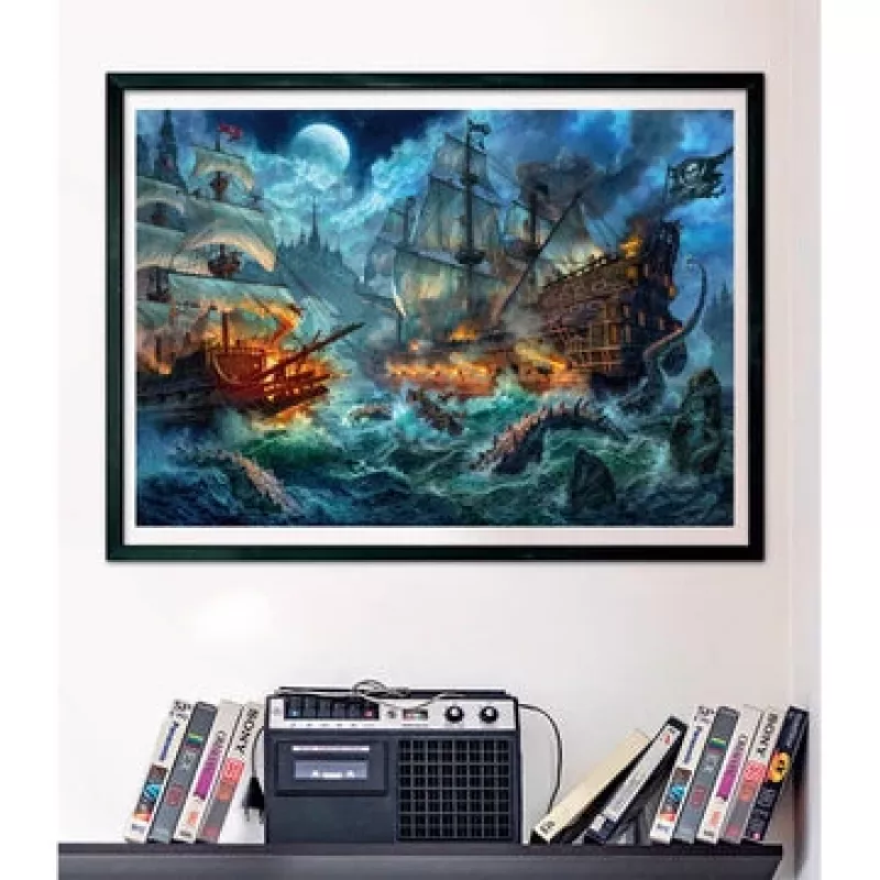 Dėlionė Clementoni Pirates Battle 1000 dalių