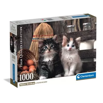 Clementoni High Quality Collection 39943 Dėlionė 1000 dalių Gyvūnai