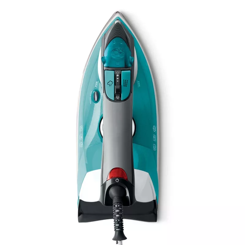 Polti Vaporella Quick & Comfort QC120 lygintuvas su garu Nerūdijančio plieno padas 2200 W Juoda, Turkio, Balta
