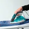 Polti Vaporella Quick & Comfort QC120 lygintuvas su garu Nerūdijančio plieno padas 2200 W Juoda, Turkio, Balta