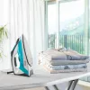 Polti Vaporella Quick & Comfort QC120 lygintuvas su garu Nerūdijančio plieno padas 2200 W Juoda, Turkio, Balta