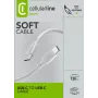 Cellularline Soft Cable 120 cm – USB-C į USB-C minkšto lietimo laidas
