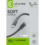 Cellularline Soft Cable 120 cm – USB-C į Lightning minkšto prisilietimo kabelis