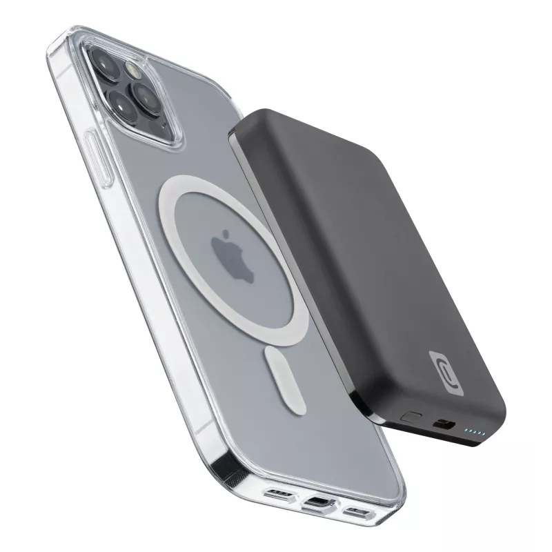 Cellularline MAG 5000 belaidis powerbank su MagSafe 5000 mAh juodas