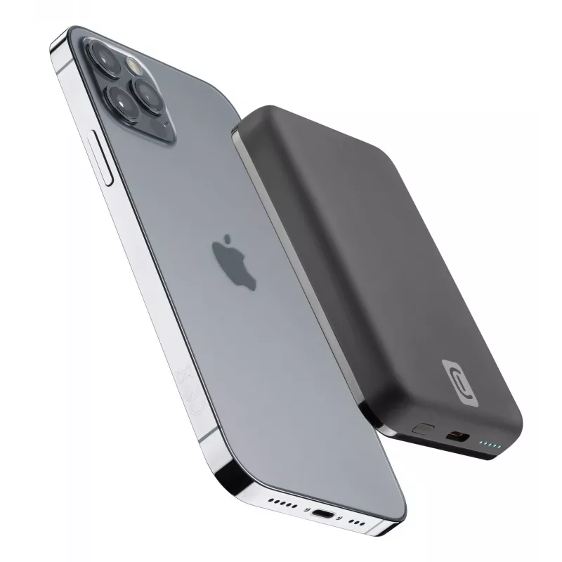 Cellularline MAG 5000 belaidis powerbank su MagSafe 5000 mAh juodas