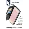 Cellularline Book Agenda Galaxy S25 Edge Odinė knygelė su magnetiniu užsegimu