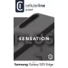 Cellularline Sensation+ dėklas Samsung Galaxy S25 Edge, silikoninis, minkšto prisilietimo, juodas