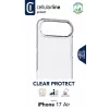 Cellularline Clear Protect kietas dėklas su guminiais kraštais iPhone Air