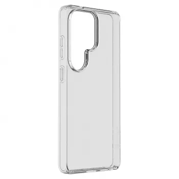 Cellularline Clear Protect kietas dėklas su guminiais kraštais, skirtas Samsung Galaxy S26 Ultra, skaidrus