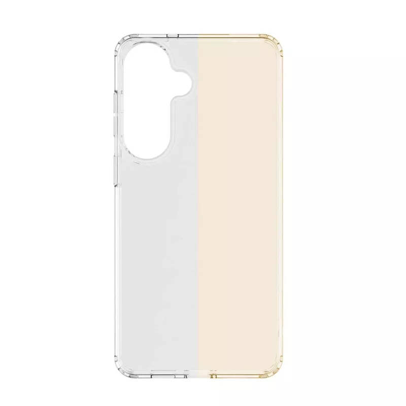 Cellularline Clear Protect - Galaxy S26+ kietas dėklas su guminiais kraštais