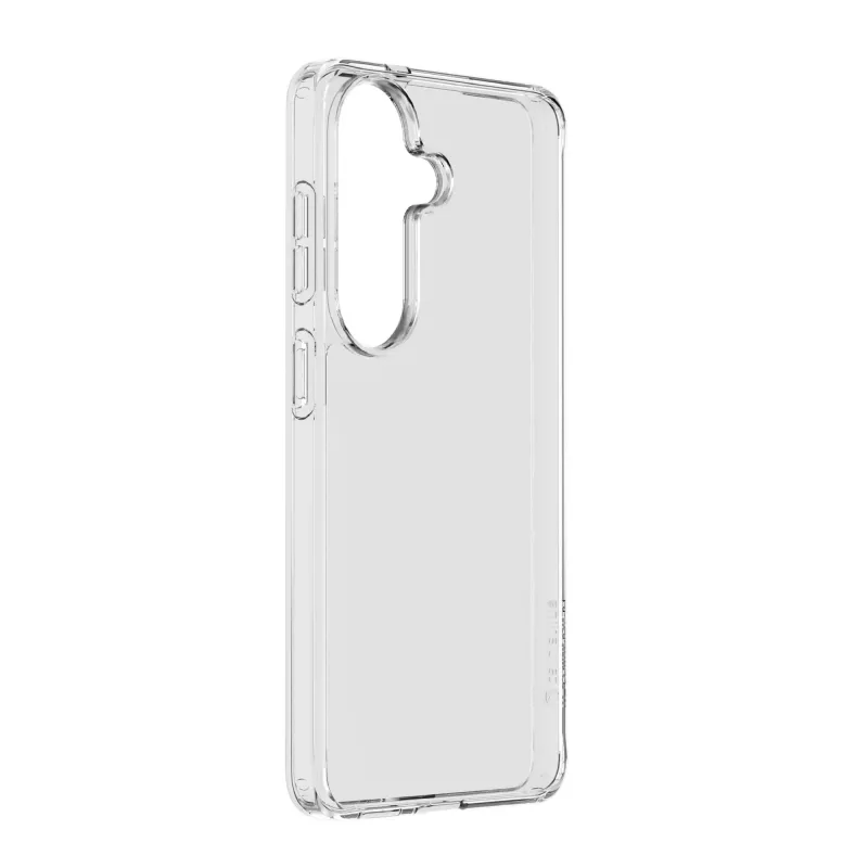 Cellularline Clear Protect - Galaxy S26+ kietas dėklas su guminiais kraštais