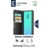 Cellularline Book Agenda dėklas Samsung Galaxy S26, knyginis, dirbtinė oda, magnetinis užsegimas, RFID apsauga, stovas