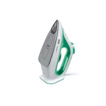 Braun TexStyle 1 SI 1040 GR garinis lygintuvas, keraminis padas, 2000 W, žalia, balta