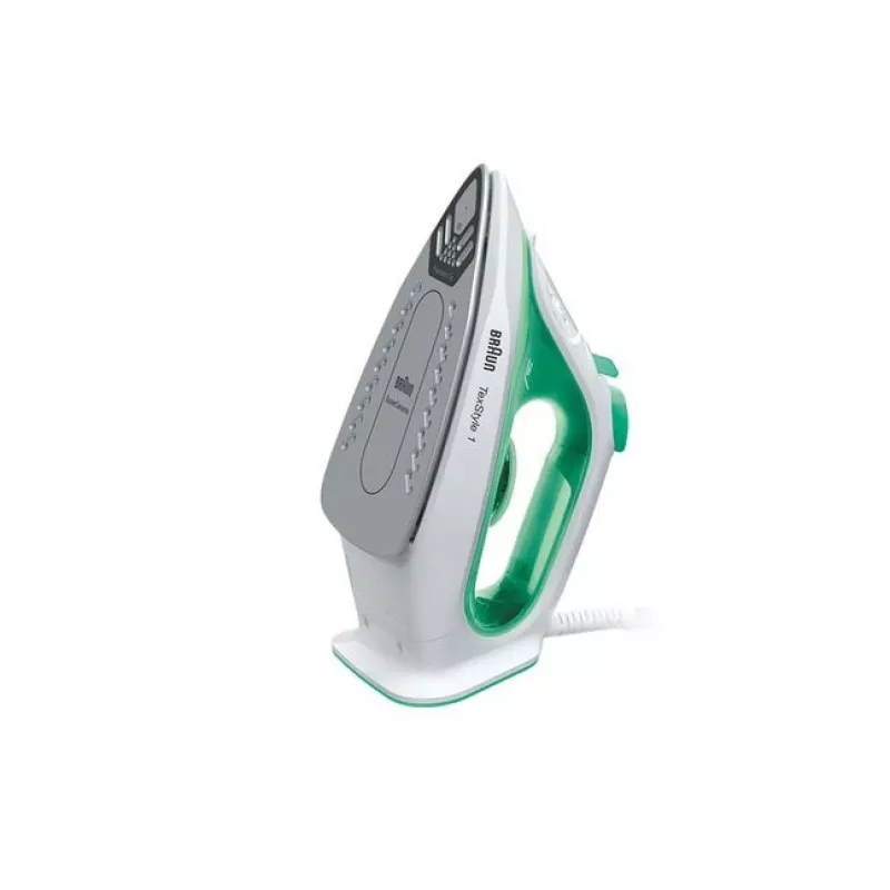 Braun TexStyle 1 SI 1040 GR garinis lygintuvas, keraminis padas, 2000 W, žalia, balta
