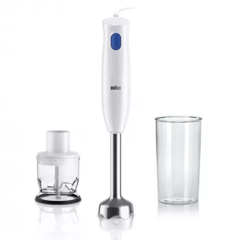 Braun MultiQuick 1 MQ10.2001M virtuvinis blenderis 450 W Baltas