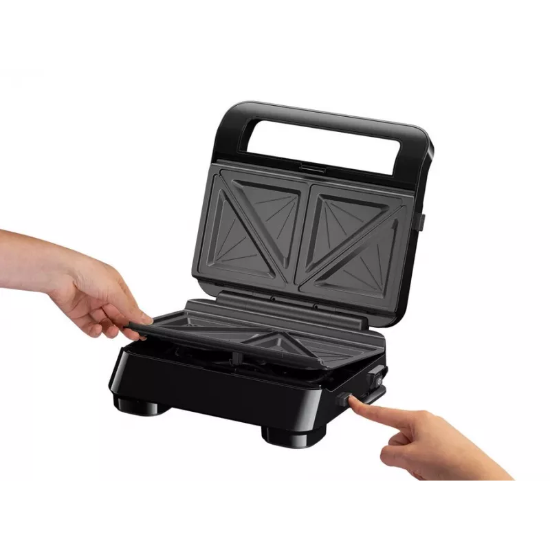 Sumuštinių ir vaflių keptuvė Braun SnackMaker 5 SM5005, 800 W, sidabrinė