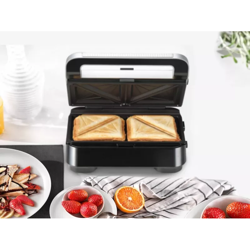 Sumuštinių ir vaflių keptuvė Braun SnackMaker 5 SM5005, 800 W, sidabrinė