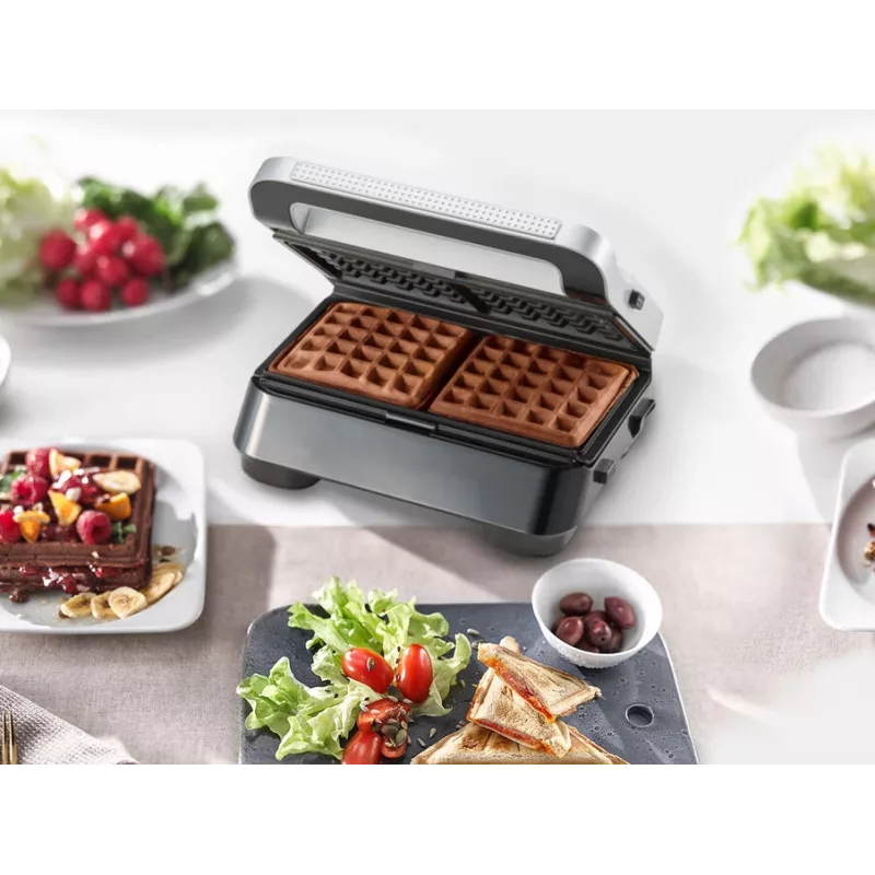 Sumuštinių ir vaflių keptuvė Braun SnackMaker 5 SM5005, 800 W, sidabrinė