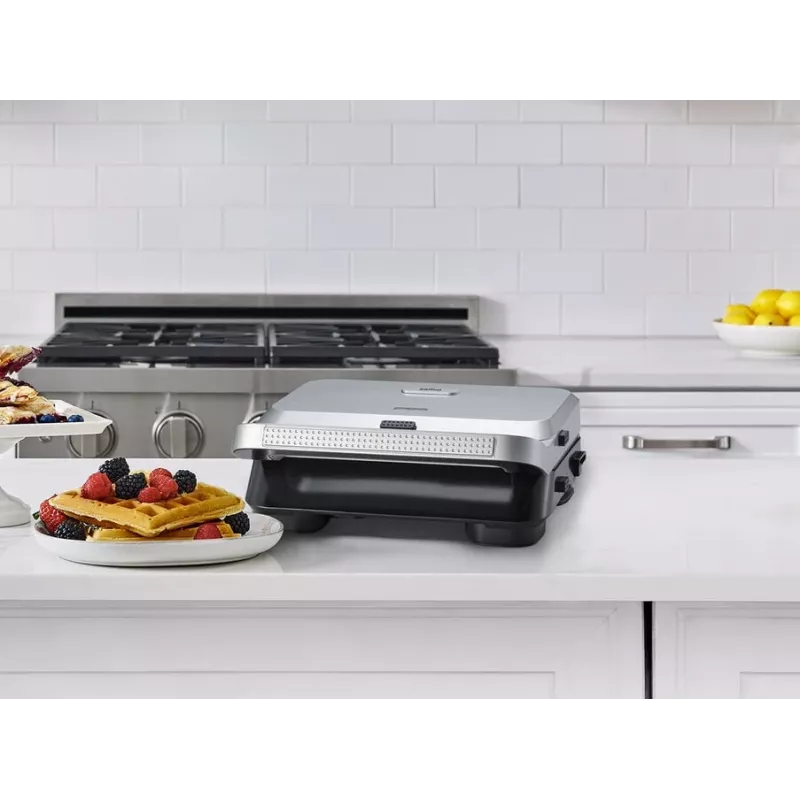 Sumuštinių ir vaflių keptuvė Braun SnackMaker 5 SM5005, 800 W, sidabrinė