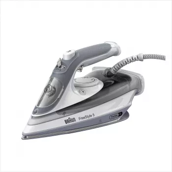 Braun TexStyle 5 SI5078GY lygintuvas su EloxalPlus padu, 2800 W, pilkas, baltas
