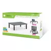 Techly monitorų / nešiojamųjų kompiuterių stovas juodas, laisvai pastatomas, 20 kg, aukščio reguliavimas