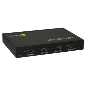 Techly HDMI 4x1 Multiviewer su perjungikliu