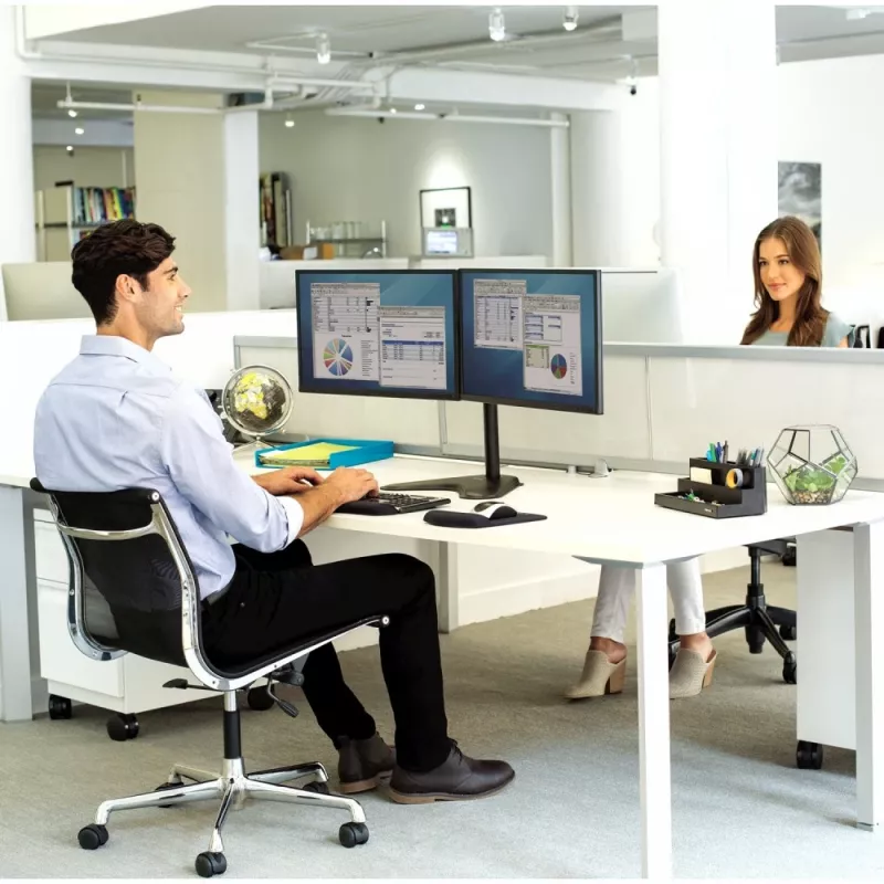 Techly ICA-LCD 2524 monitorio laikiklis / stovas 81,3 cm (32 inch) stalas Juodas