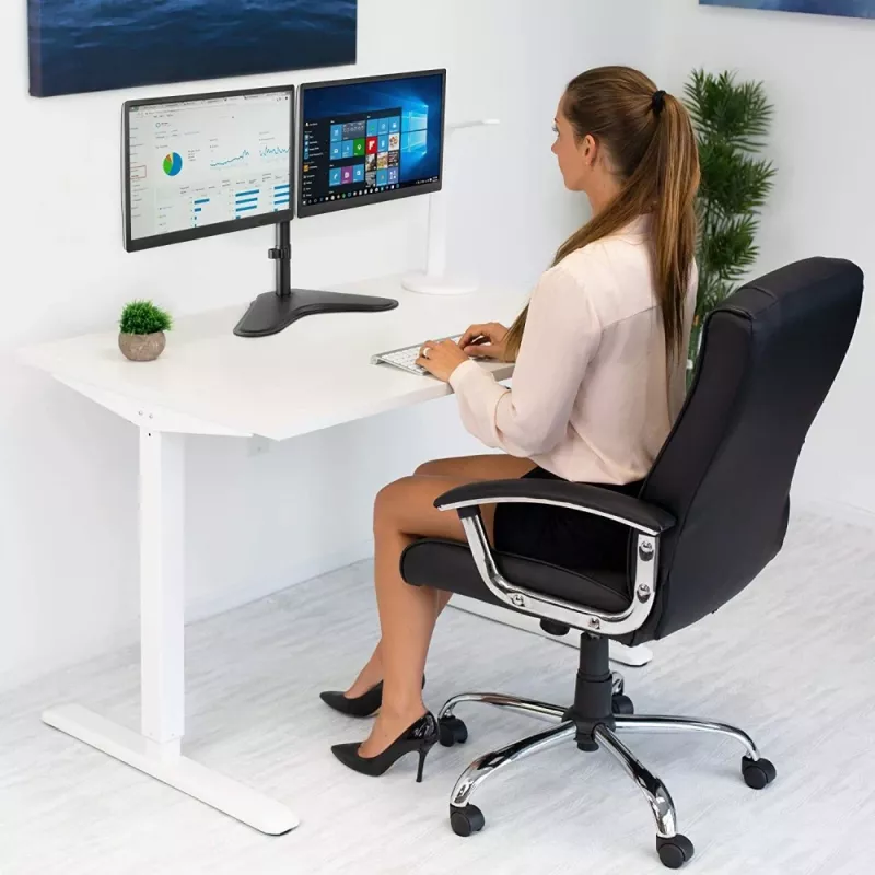 Techly ICA-LCD 2524 monitorio laikiklis / stovas 81,3 cm (32 inch) stalas Juodas