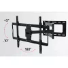 Techly plonas sieninis laikiklis 32-70 colių LCD LED televizoriams juodas, 81,3 cm (32 inch), 177,8 cm (70 inch), 45 kg, 600 x 400 mm, -10 - 5°