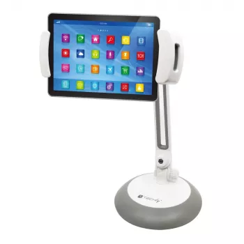 Techly Universal Desktop stovas išmaniesiems telefonams ir planšetėms iki 10 colių