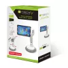 Techly Universal Desktop stovas išmaniesiems telefonams ir planšetėms iki 10 colių