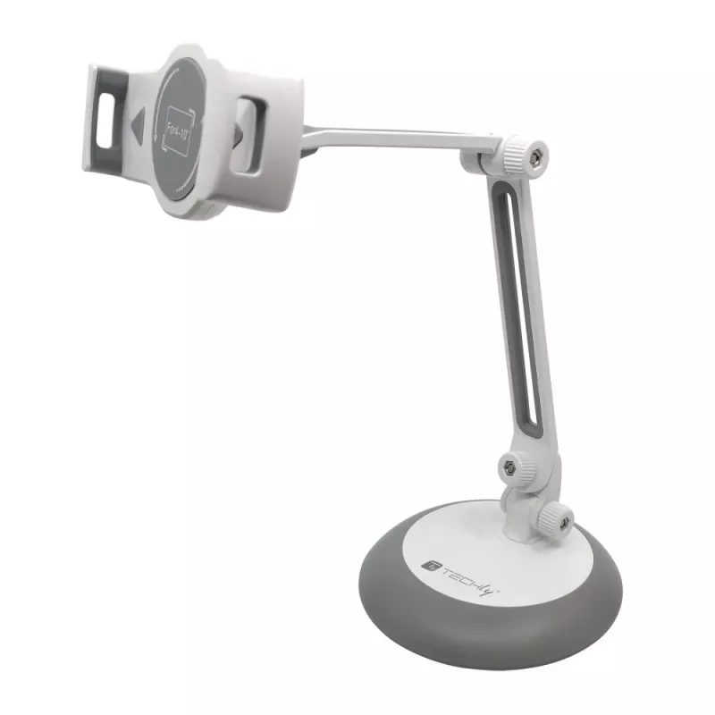 Techly Universal Desktop stovas išmaniesiems telefonams ir planšetėms iki 10 colių