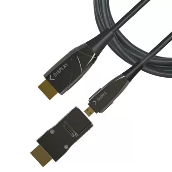 Techly HDMI A/A Micro HDMI AOC šviesolaidinis laidas 4K 20 m