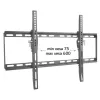Techly fiksuotas sieninis laikiklis LED TV LCD 40-65 colių, 165,1 cm (65 coliai), 200 x 200 mm, 600 x 400 mm, -12 - 0°, metalas, juodas