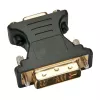 Techly DVI vyriška / VGA moteriška analoginė vaizdo adapteris juodas, DVI-A, VGA