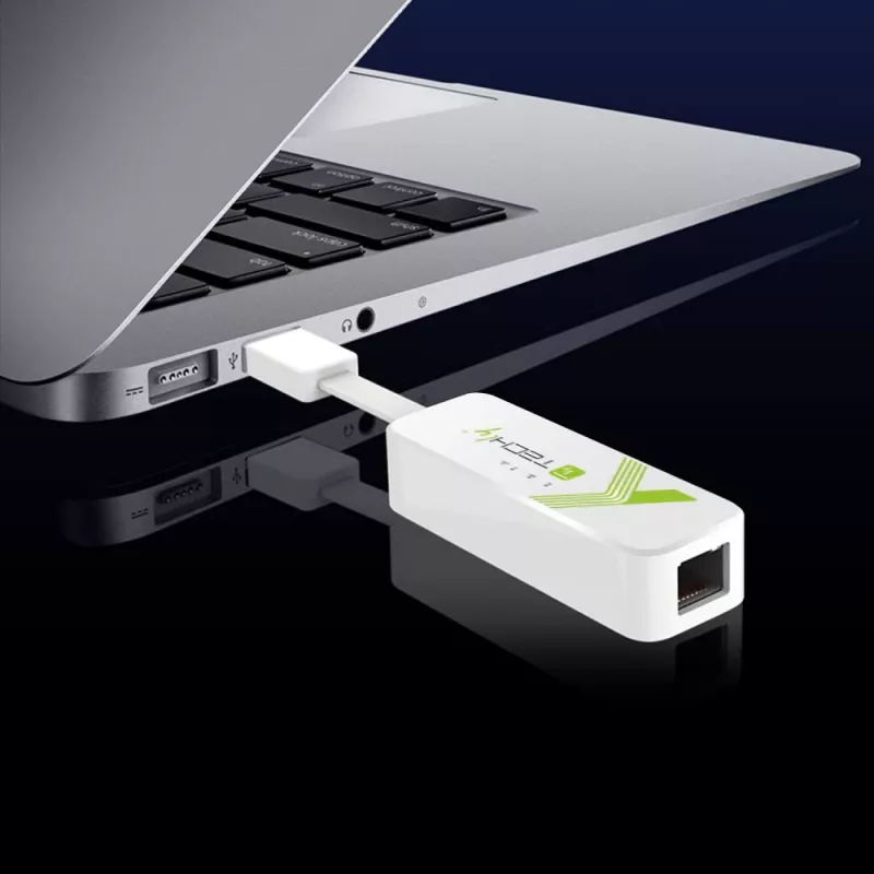 Techly IDATA USB-ETGIGA-3A USB 3.0 Gigabit Ethernet tinklo adapteris