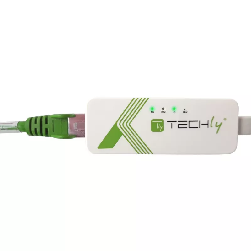 Techly IDATA USB-ETGIGA-3A USB 3.0 Gigabit Ethernet tinklo adapteris