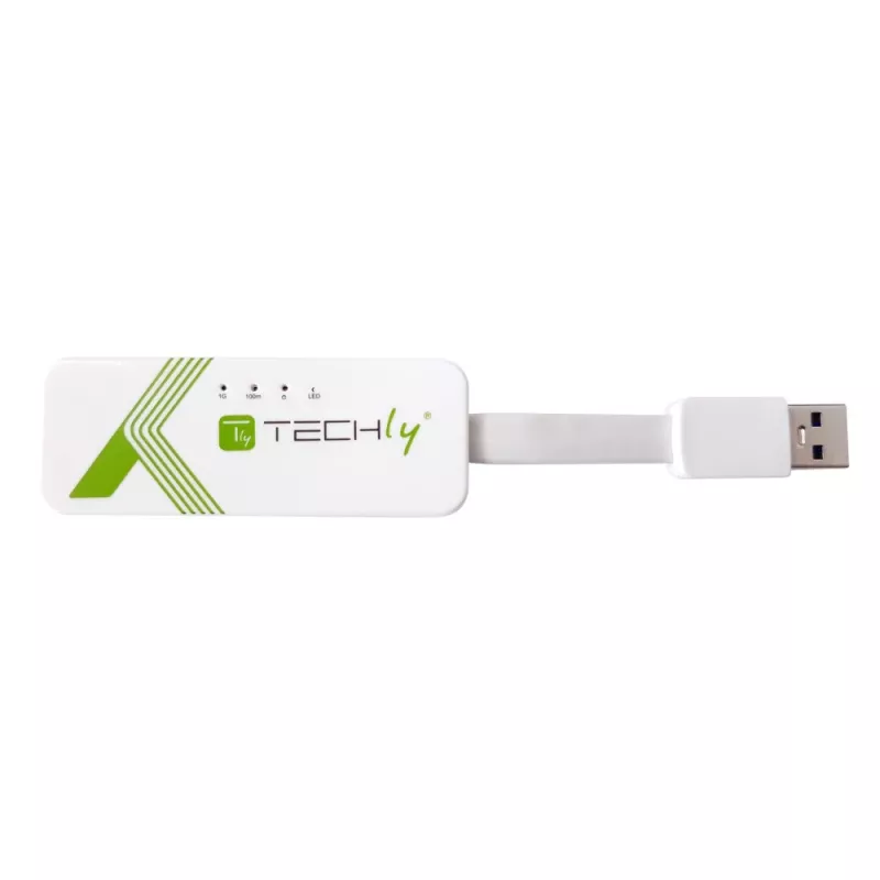 Techly IDATA USB-ETGIGA-3A USB 3.0 Gigabit Ethernet tinklo adapteris