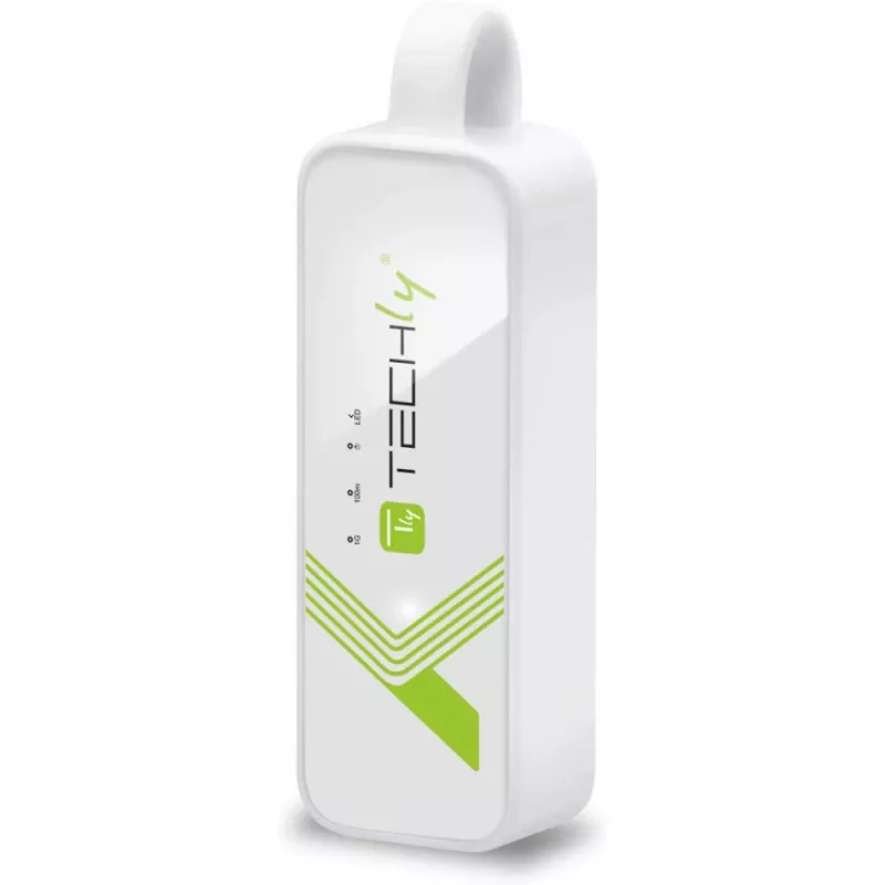 Techly IDATA USB-ETGIGA-3A USB 3.0 Gigabit Ethernet tinklo adapteris