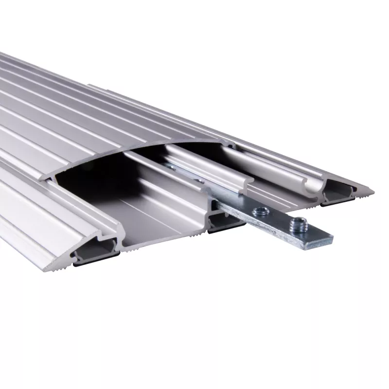 Dataflex Addit kabelių apsauga 118 cm - tiesi 452, sidabrinė, aliuminis, 500 kg, 2 cm, 145 mm, 180 mm