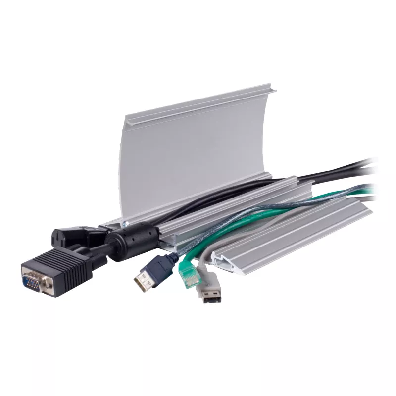 Dataflex Addit kabelių apsauga 118 cm - tiesi 452, sidabrinė, aliuminis, 500 kg, 2 cm, 145 mm, 180 mm