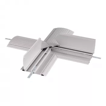 Dataflex Addit kabelių apsauga - kryžminė jungtis 472, Sidabrinė, Aliuminis, 500 kg, 2 cm, 260 mm