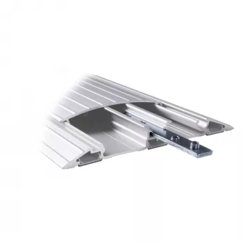 Dataflex 492 sidabrinė metalinė jungiamoji juostelė kabelių apsaugai