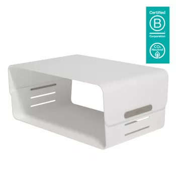 Dataflex Addit Bento® monitorio pakėlimo stovas - reguliuojamas 120, ant stalo, 20 kg, aukščio reguliavimas, pilka, balta