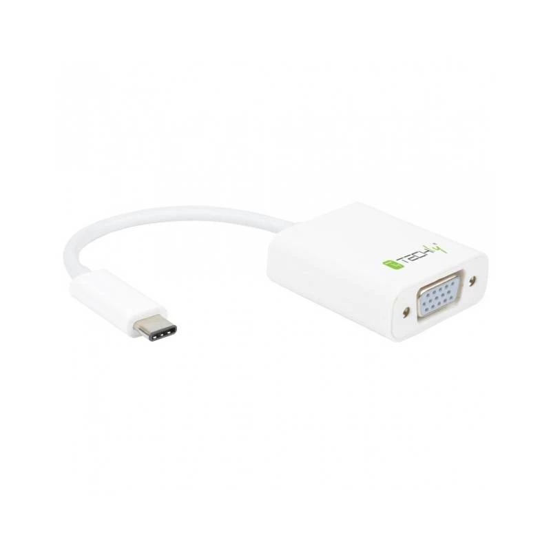 Techly IADAP-USB31-VGA USB grafikos adapteris baltas