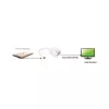 Techly IADAP-USB31-VGA USB grafikos adapteris baltas
