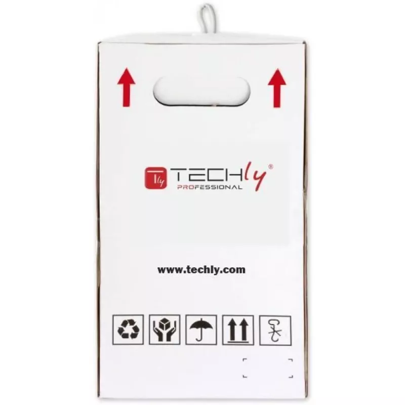 Techly ITP-C6U-FL tinklo kabelis 305 m Cat6 U/UTP (UTP) pilka